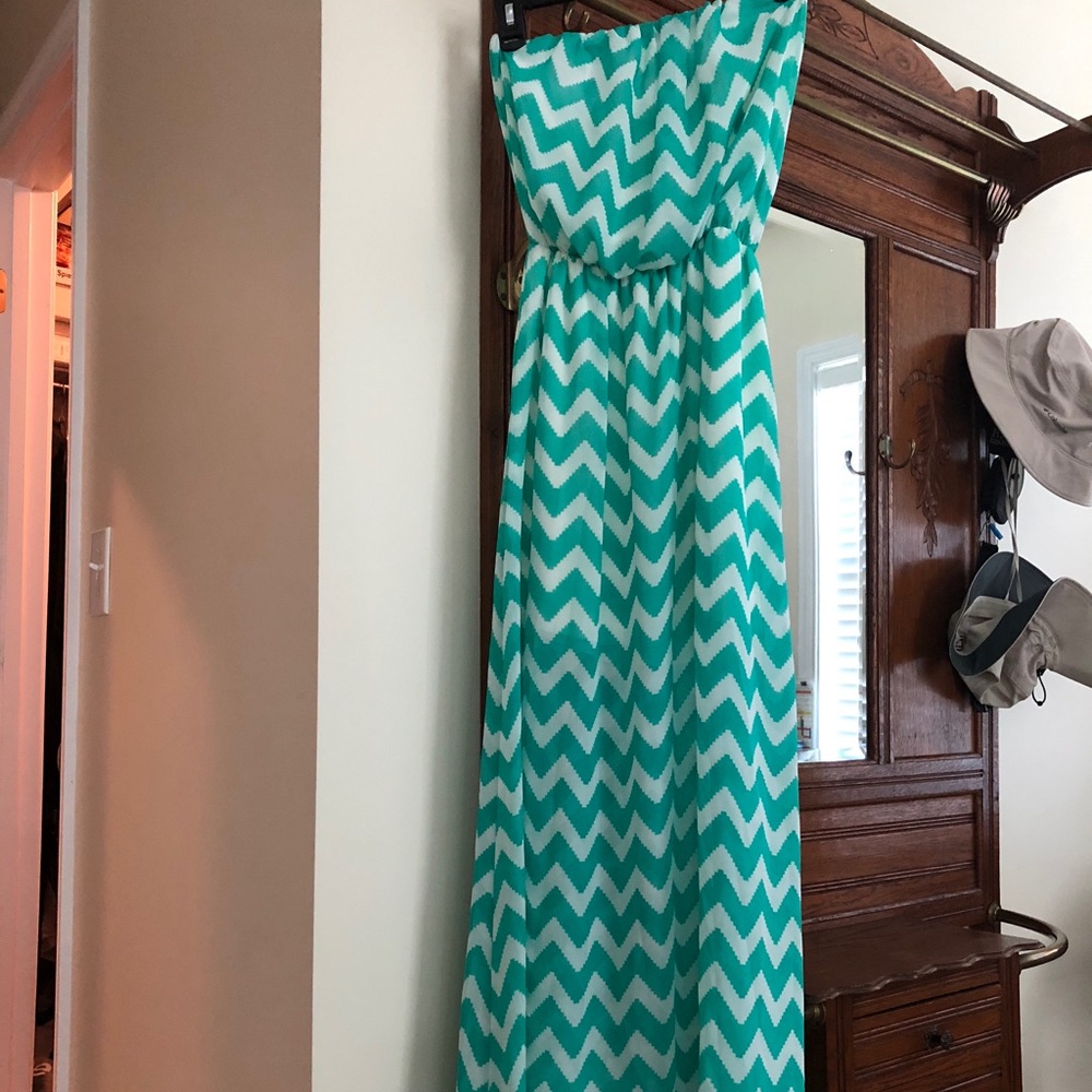 Strapless sundress
